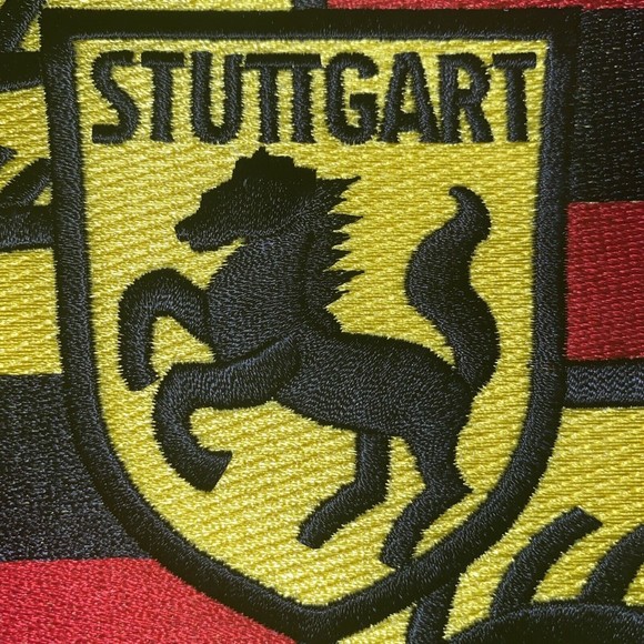 Porsche Automobile Stuttgart Racing Patch 8"x6" - Picture 3 of 5